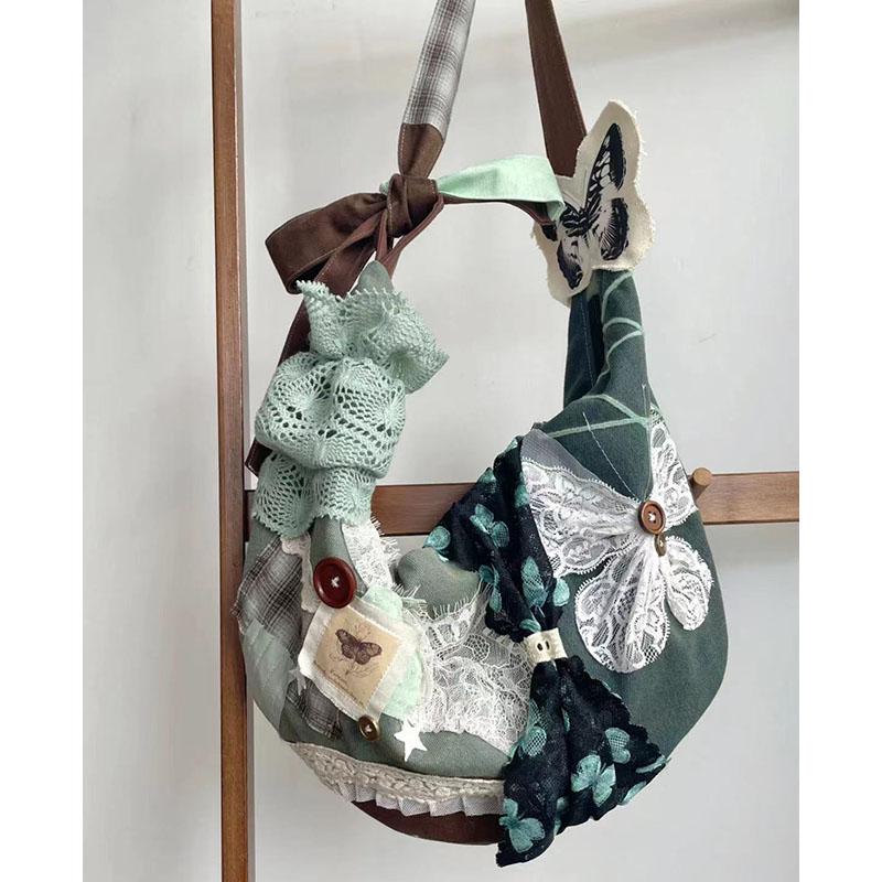 Vintage Patchwork Dumpling Bag for Women - Large Capacity Commuter Tote & Shoulder Crossbody Bag - 2025 Autumn/Winter Fashion Vintage Patchwork Dumpling Bag for Women - Large Capacity Commuter Tote & Shoulder Crossbody Bag - 2025 Autumn/Winter Fashion