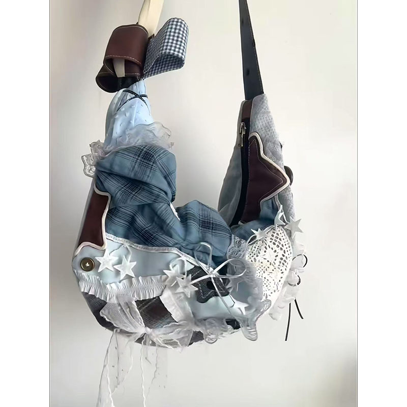 Vintage Patchwork Dumpling Bag for Women - Large Capacity Commuter Tote & Shoulder Crossbody Bag - 2025 Autumn/Winter Fashion Vintage Patchwork Dumpling Bag for Women - Large Capacity Commuter Tote & Shoulder Crossbody Bag - 2025 Autumn/Winter Fashion