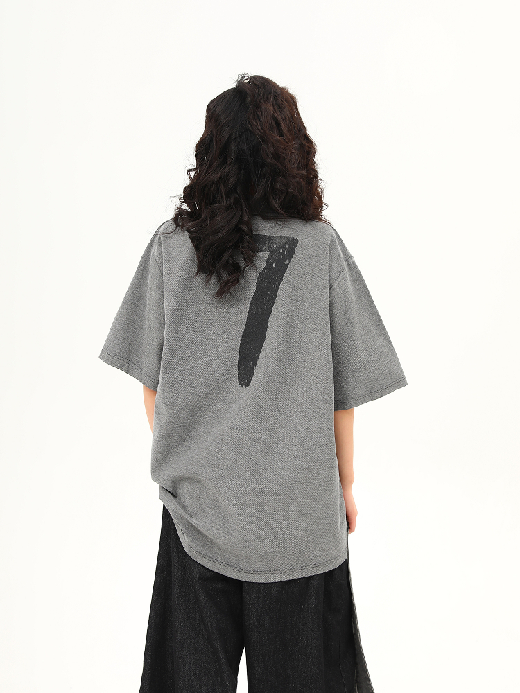 Vintage Polo Collar Short Sleeve T-Shirt for Women, Designer Fabric, High-Quality Top, Trendy American Style, Casual Chic Vintage Polo Collar Short Sleeve T-Shirt for Women, Designer Fabric, High-Quality Top, Trendy American Style, Casual Chic