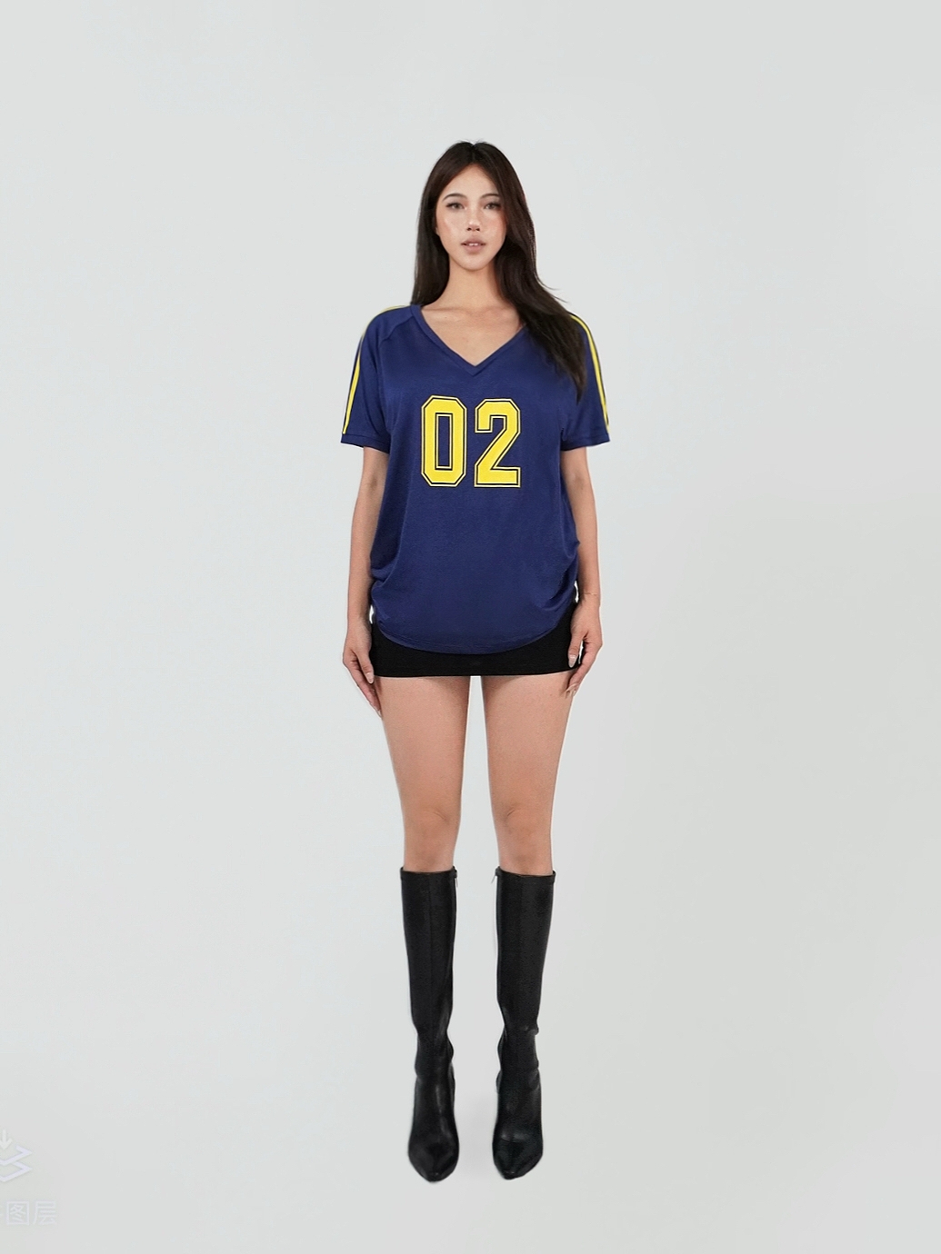 Vintage Style V-Neck Loose T-Shirt for Women – Retro 90s Casual Top Vintage Style V-Neck Loose T-Shirt for Women – Retro 90s Casual Top