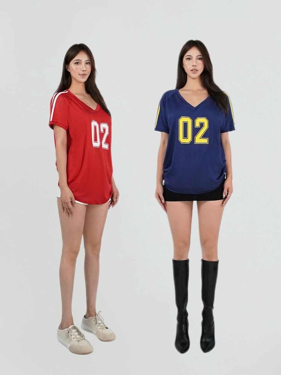 Vintage Style V-Neck Loose T-Shirt for Women – Retro 90s Casual Top Vintage Style V-Neck Loose T-Shirt for Women – Retro 90s Casual Top