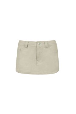 Vintage Washed Faux Two-Piece Denim Skirt Shorts - Y2K Work-Style Fashion for a Chic Casual Look