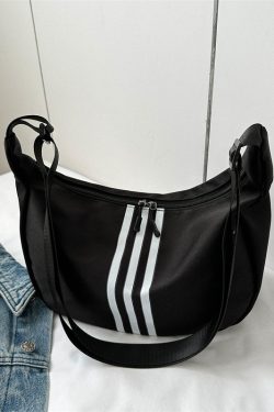 Waterproof Oxford Cloth Large-Capacity Dumpling Crossbody Bag for Women – Trendy Versatile Casual Sports Shoulder Bag