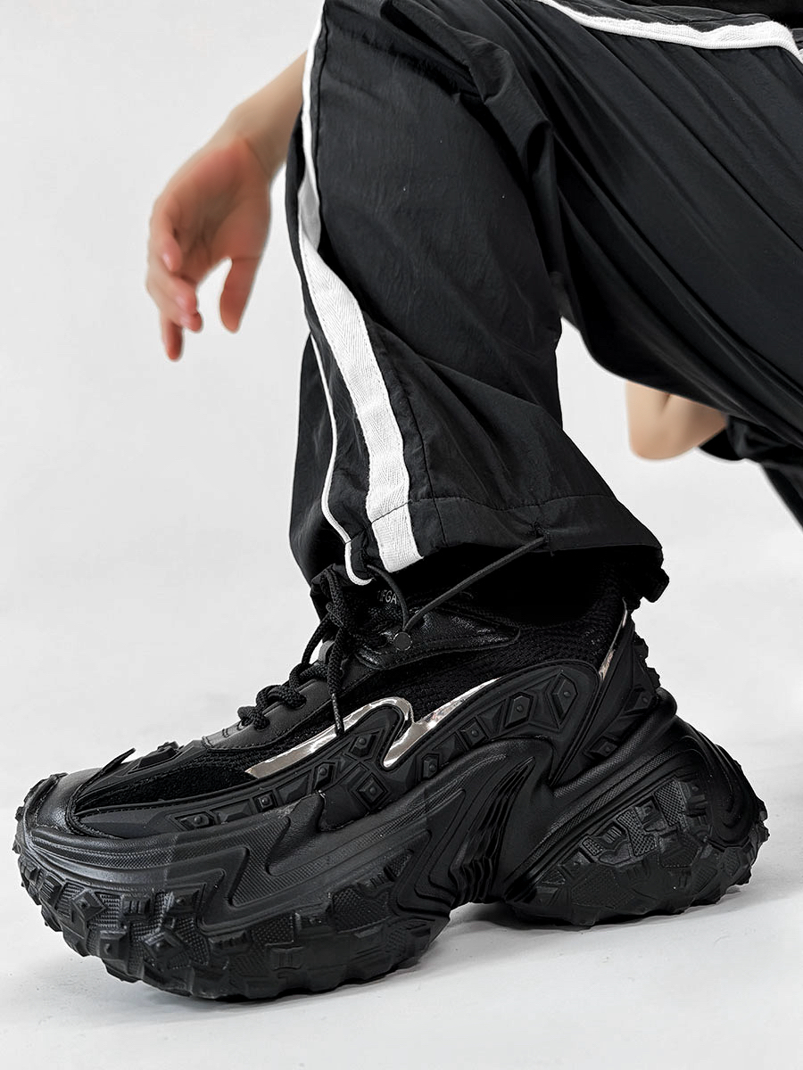 White Height-Increasing Mech Dad Shoes for Men and Women - Paris Street Style Trendy Niche Couple Shoes with Durable Sole White Height-Increasing Mech Dad Shoes for Men and Women - Paris Street Style Trendy Niche Couple Shoes with Durable Sole