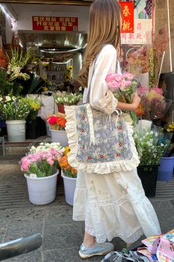 White Linen Long Sleeve Maxi Dress for Women - Fairy Grass Flowing Light, Loose Fit, French Style Summer V-Neck Dress