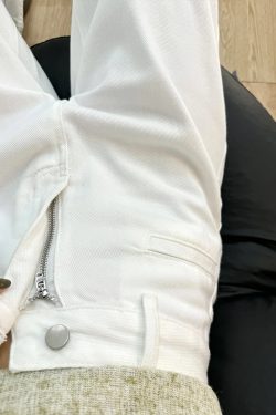 White Wide-Leg Jeans for Plus Size Women - 2025 New Style, Slimming Loose Straight-Leg Pants for Petite and Curvy Fit