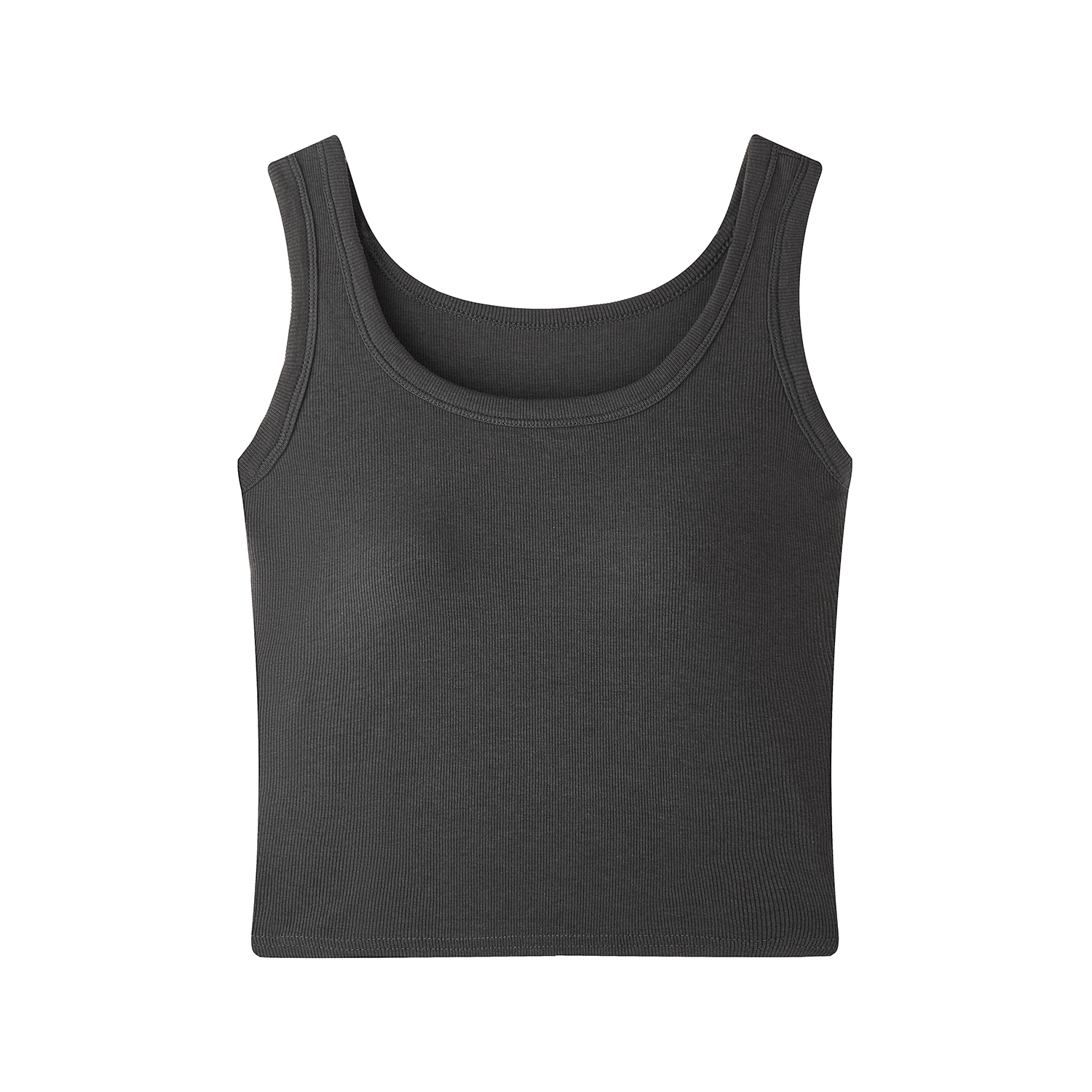 Wide Strap Tank Top with Chest Pads for Women - 2025 Spring/Summer Camisole - Perfect for Layering & Early Spring Outfits Wide Strap Tank Top with Chest Pads for Women - 2025 Spring/Summer Camisole - Perfect for Layering & Early Spring Outfits