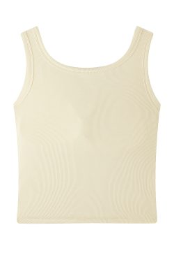 Wide Strap Tank Top with Chest Pads for Women - 2025 Spring/Summer Camisole - Perfect for Layering & Early Spring Outfits