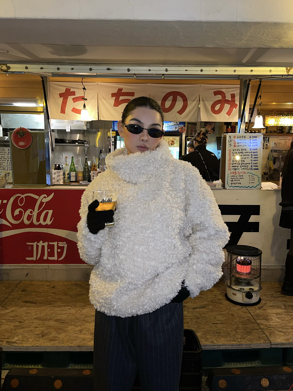 Winter Curly Pullover Jacket - Cozy Private Outfit for Women, Trendy Layering Piece for Y2K and Korean Style Fashion Winter Curly Pullover Jacket - Cozy Private Outfit for Women, Trendy Layering Piece for Y2K and Korean Style Fashion