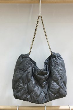 Winter High-End Small Tote Bag with Diamond Check Design, Large Capacity Shoulder Bag for Stylish Everyday Use