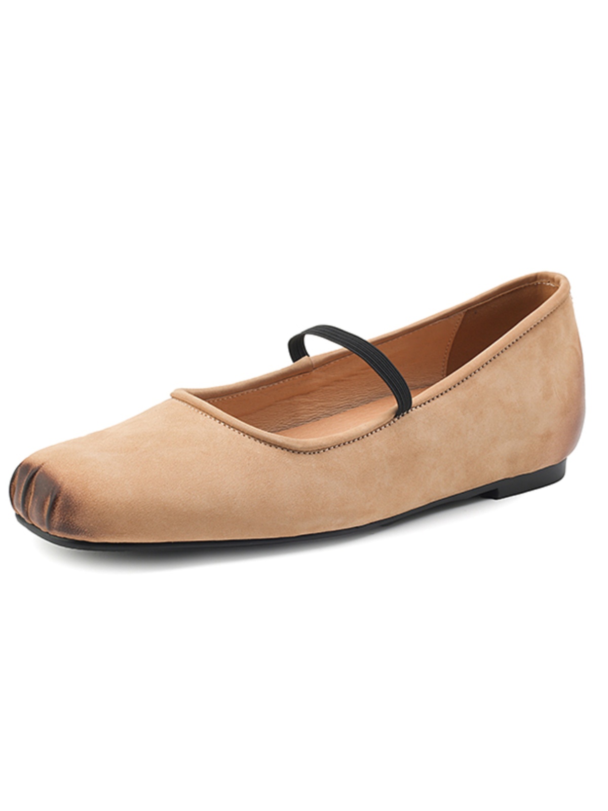 Women's 2025 Summer Soft-Soled Ballet Flats in Top Layer Cowhide - Height-Increasing, Large Size 41, Stylish Comfort Women's 2025 Summer Soft-Soled Ballet Flats in Top Layer Cowhide - Height-Increasing, Large Size 41, Stylish Comfort