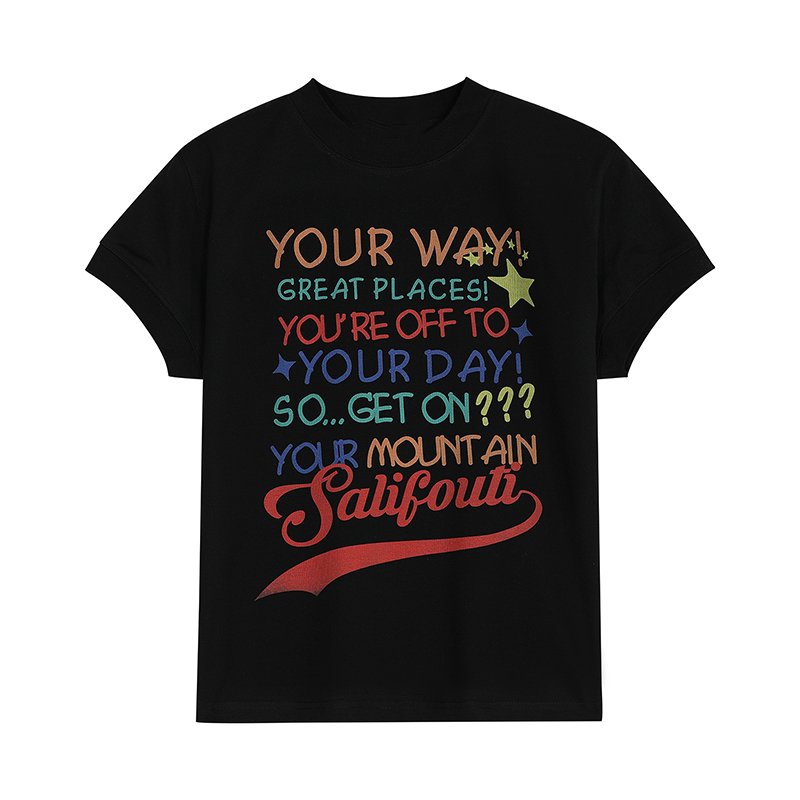 Women's American Retro Letter Print Round Neck T-Shirt - Casual Short Sleeve Summer Top - Trendy 90s Style Women's American Retro Letter Print Round Neck T-Shirt - Casual Short Sleeve Summer Top - Trendy 90s Style