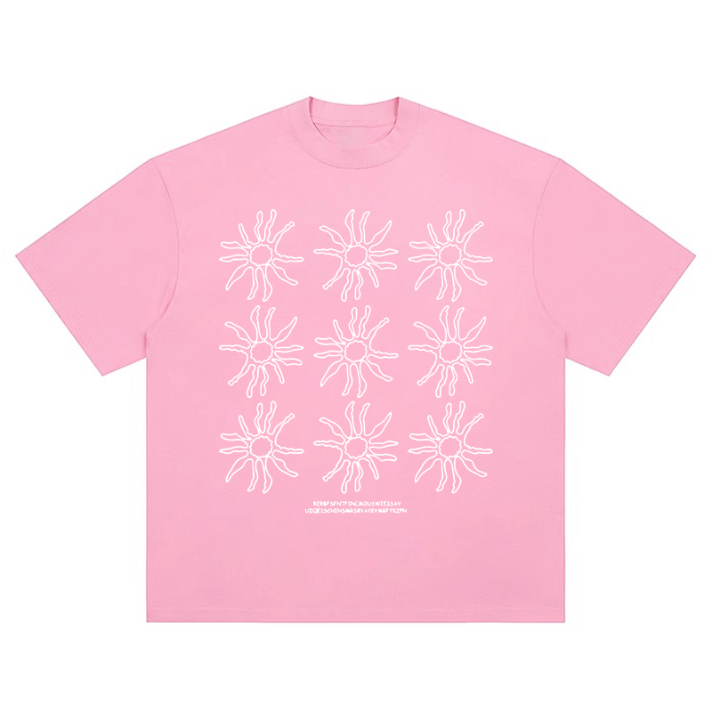 Women's American Style Heavy T-Shirt - Summer Sunflower Print, Versatile Black Short Sleeve Loose Casual Top Women's American Style Heavy T-Shirt - Summer Sunflower Print, Versatile Black Short Sleeve Loose Casual Top