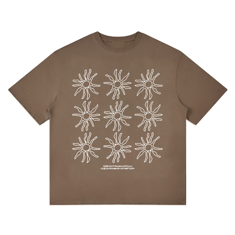 Women's American Style Heavy T-Shirt - Summer Sunflower Print, Versatile Black Short Sleeve Loose Casual Top Women's American Style Heavy T-Shirt - Summer Sunflower Print, Versatile Black Short Sleeve Loose Casual Top