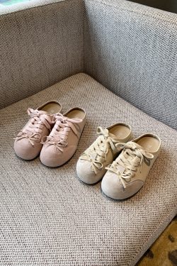 Women's Baotou Slippers - 2025 Summer Thick-Soled Genuine Leather Casual Slip-Ons for Outdoor Wear, Height-Increasing Design