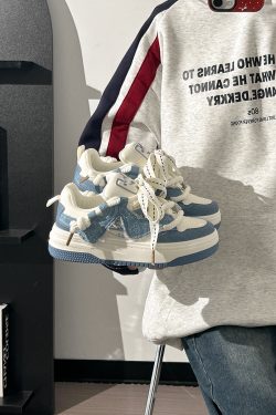 Women's Black and White Panda Sneakers - Breathable Thick-Soled Footwear for 2025, Versatile Design, Trendy Y2K Style