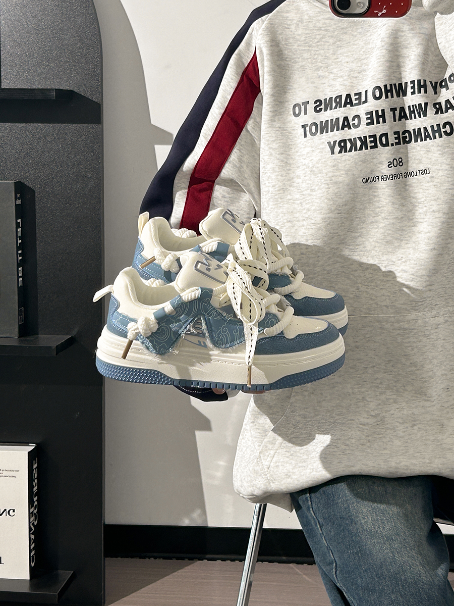 Women's Black and White Panda Sneakers - Breathable Thick-Soled Footwear for 2025, Versatile Design, Trendy Y2K Style Women's Black and White Panda Sneakers - Breathable Thick-Soled Footwear for 2025, Versatile Design, Trendy Y2K Style