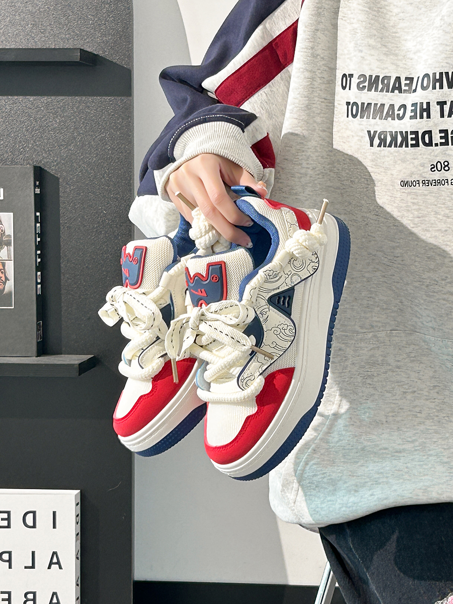 Women's Black and White Panda Sneakers - Breathable Thick-Soled Footwear for 2025, Versatile Design, Trendy Y2K Style Women's Black and White Panda Sneakers - Breathable Thick-Soled Footwear for 2025, Versatile Design, Trendy Y2K Style