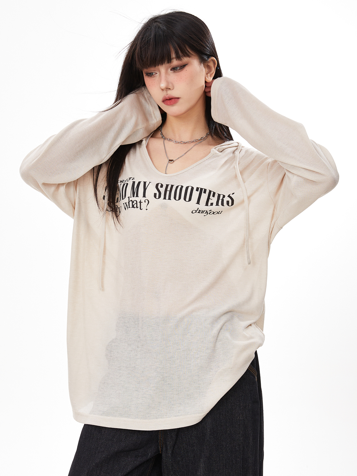 Women's Black Loose Jazz Top - Spicy Girl Dancing Summer Shirt with Sun Protection, Airy Design for Comfort Women's Black Loose Jazz Top - Spicy Girl Dancing Summer Shirt with Sun Protection, Airy Design for Comfort