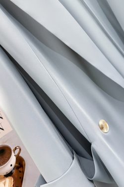 Women's Blue Slim Fit Casual Blazer - Thin Summer Suit for Commuting, Stylish and High-End 2025 Fashion