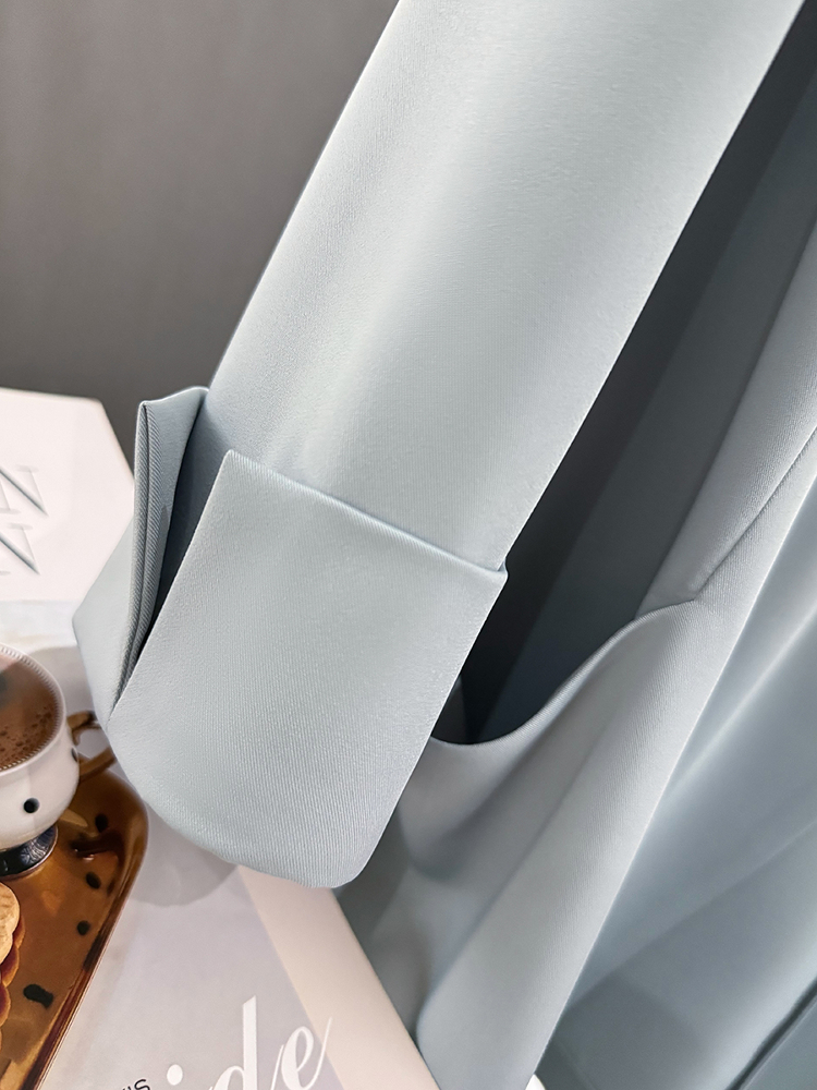 Women's Blue Slim Fit Casual Blazer - Thin Summer Suit for Commuting, Stylish and High-End 2025 Fashion Women's Blue Slim Fit Casual Blazer - Thin Summer Suit for Commuting, Stylish and High-End 2025 Fashion