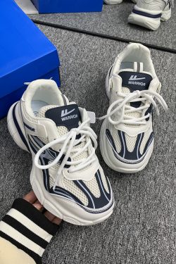 Women's Breathable Mesh Dad Sneakers - Summer Versatile Sports Shoes, Trendy Couples Footwear for Casual Style