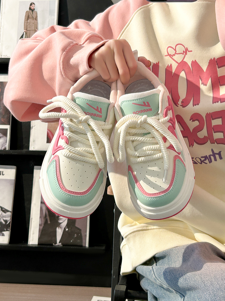 Women's Breathable Mesh Sneakers - Original White, Versatile Thin Design for Summer, Big Toe Comfort, Trendy Casual Footwear Women's Breathable Mesh Sneakers - Original White, Versatile Thin Design for Summer, Big Toe Comfort, Trendy Casual Footwear