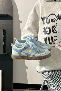 Women's Breathable Mesh Training Shoes, Summer White Sneakers, Original Design Canvas Sneakers for Style and Comfort