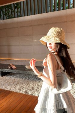 Women's Bubble Summer Patchwork Strapless Top - Stylish Summer Outerwear, High-End Blouse, Trendy 90s Inspired Fashion