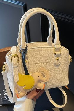 Women's Casual Crossbody Bucket Bag - Trendy 2025 Lychee Pattern Handbag, Versatile Style for Everyday Use