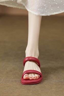 Women’s Chunky Mid-Heel Slide Sandals - Comfortable Open-Toe Design for Summer Casual Wear, Versatile Square Toe Slippers