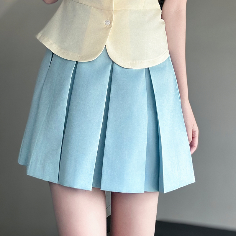 Women's College Style JK Uniform Set - Pudding Bear Original Waist-Defining Short Sleeve Shirt - Summer 2025 Fashion Women's College Style JK Uniform Set - Pudding Bear Original Waist-Defining Short Sleeve Shirt - Summer 2025 Fashion