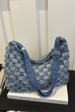 Women's Denim Dumpling Crossbody Bag - Large Capacity Summer Shoulder Tote in Trendy Korean Style 2025