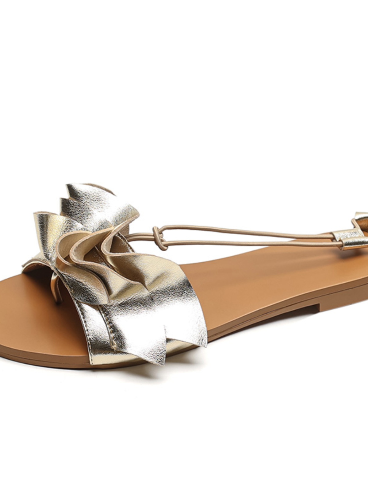 Women's Flat Open-Toe Sandals - Italian Corso Venezia Beach Fairy Style Shoes for Summer Fashion Women's Flat Open-Toe Sandals - Italian Corso Venezia Beach Fairy Style Shoes for Summer Fashion