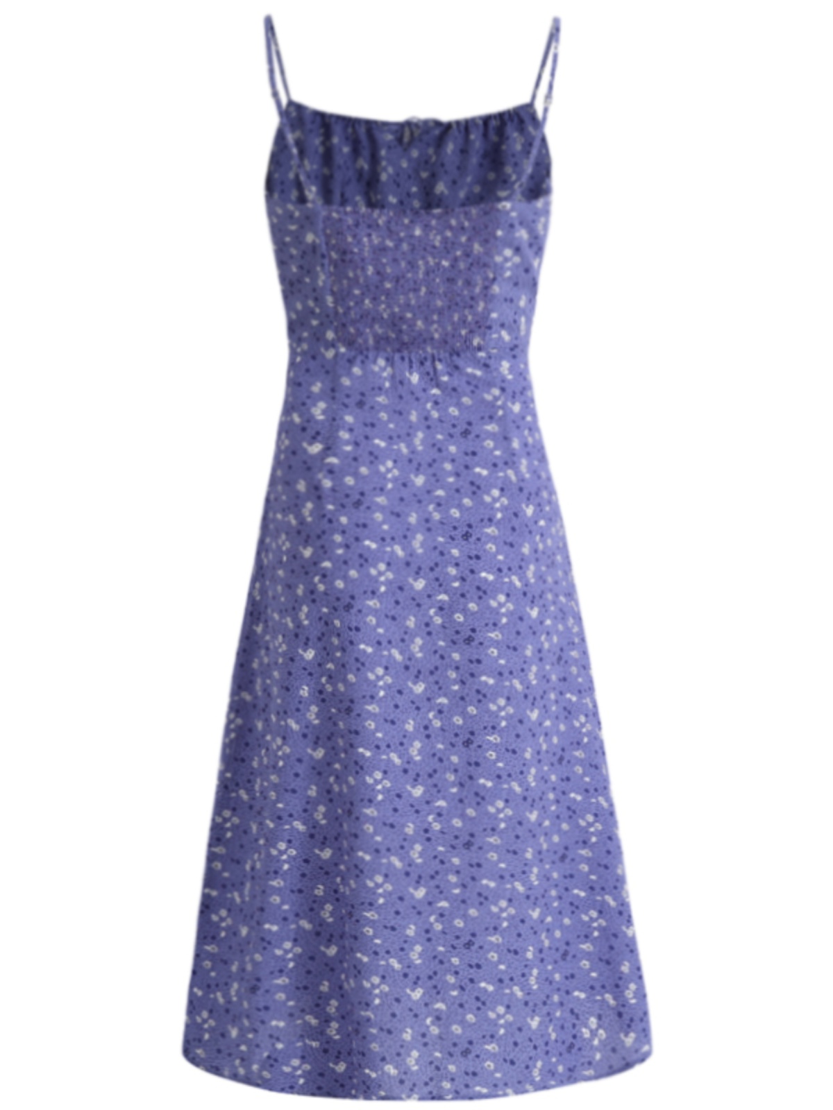 Women's Floral Spaghetti Strap Dress - French Style Long Purple Summer Dress for Vacation 2025 Temperament Women's Floral Spaghetti Strap Dress - French Style Long Purple Summer Dress for Vacation 2025 Temperament