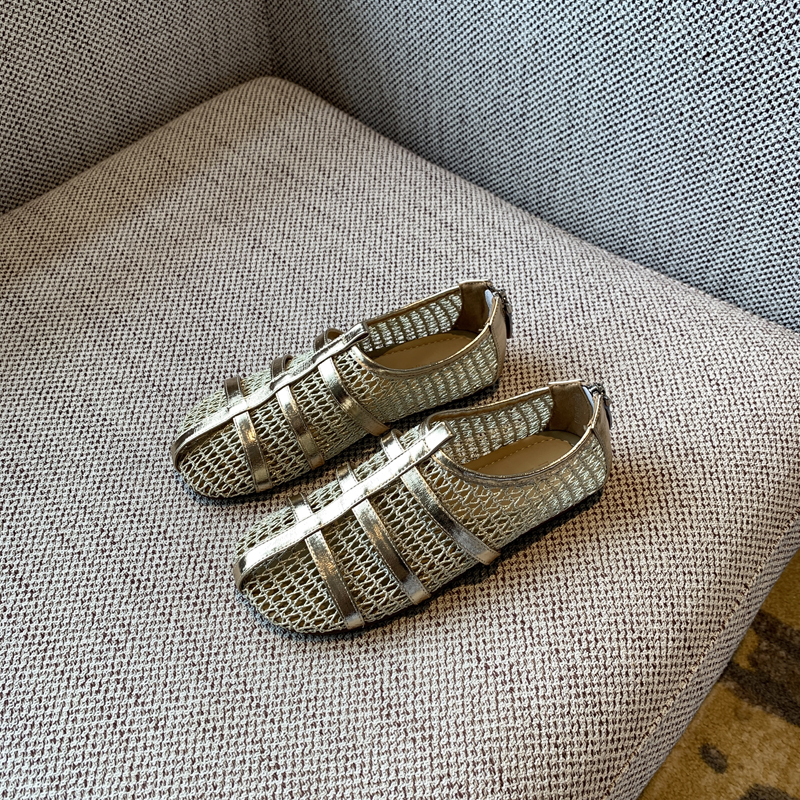 Women's Genuine Leather Roman Sandals 2025 Summer Hollow Mesh Back Zipper Flat Shoes, Boho Chic Style, Comfortable Footwear Women's Genuine Leather Roman Sandals 2025 Summer Hollow Mesh Back Zipper Flat Shoes, Boho Chic Style, Comfortable Footwear