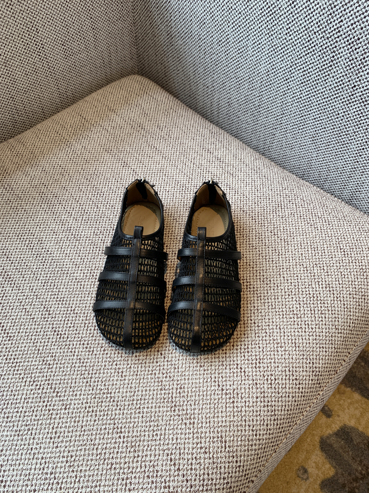 Women's Genuine Leather Roman Sandals 2025 Summer Hollow Mesh Back Zipper Flat Shoes, Boho Chic Style, Comfortable Footwear Women's Genuine Leather Roman Sandals 2025 Summer Hollow Mesh Back Zipper Flat Shoes, Boho Chic Style, Comfortable Footwear