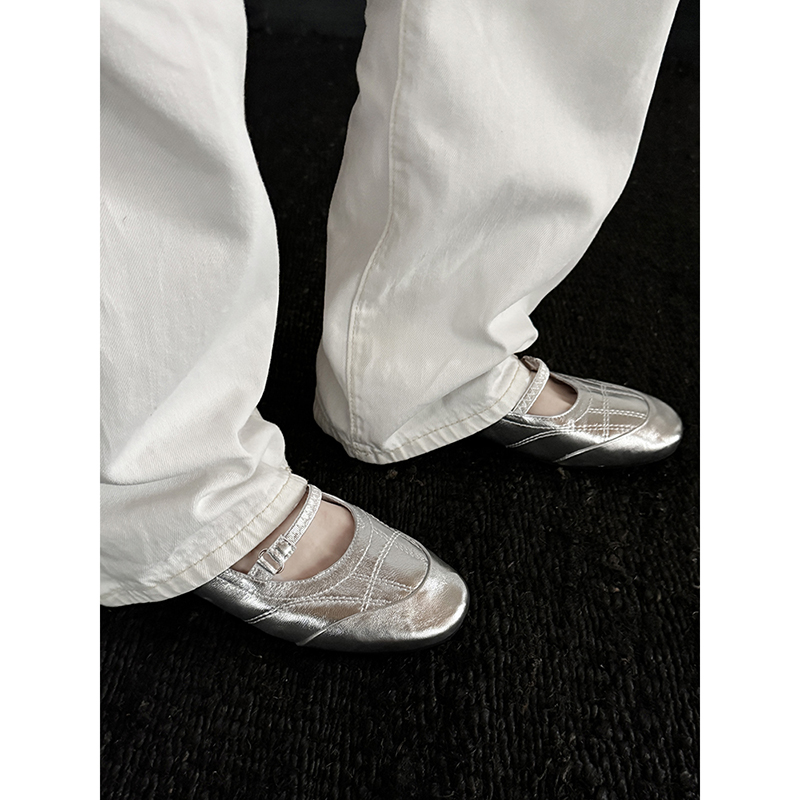 Women's Genuine Leather Round Toe Flat Ballet Shoes - Versatile Comfortable Mary Jane Slip-Ons in Giant Soft Style Women's Genuine Leather Round Toe Flat Ballet Shoes - Versatile Comfortable Mary Jane Slip-Ons in Giant Soft Style