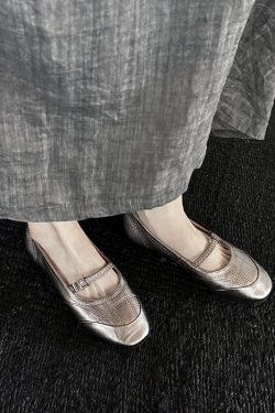 Women's Genuine Leather Round Toe Flat Ballet Shoes - Versatile Comfortable Mary Jane Slip-Ons in Giant Soft Style