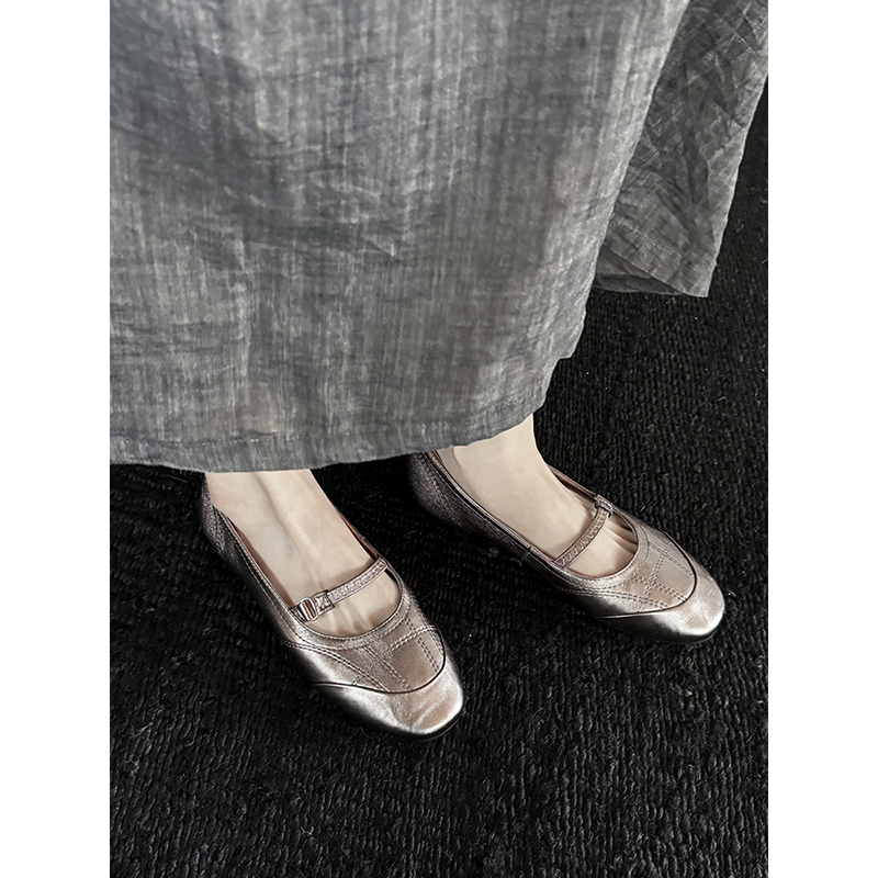 Women's Genuine Leather Round Toe Flat Ballet Shoes - Versatile Comfortable Mary Jane Slip-Ons in Giant Soft Style Women's Genuine Leather Round Toe Flat Ballet Shoes - Versatile Comfortable Mary Jane Slip-Ons in Giant Soft Style