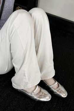 Women's Genuine Leather Round Toe Flat Ballet Shoes - Versatile Comfortable Mary Jane Slip-Ons in Giant Soft Style