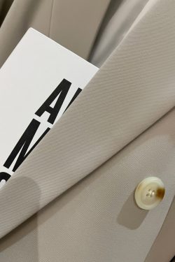 Women's Gray British Style Blazer, Trendy Small Suit Jacket for Spring & Autumn 2025, Chic Commuter Fashion