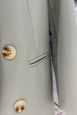 Women's Green Casual Suit Jacket - Trendy Spring Autumn Style for Petite Sizes, Chic Fashion Must-Have