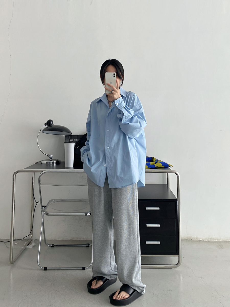 Women's High-End Casual Loose Long-Sleeve Shirt - Sun Grapefruit Cool Breeze Mid-Length Top for Spring/Summer Women's High-End Casual Loose Long-Sleeve Shirt - Sun Grapefruit Cool Breeze Mid-Length Top for Spring/Summer