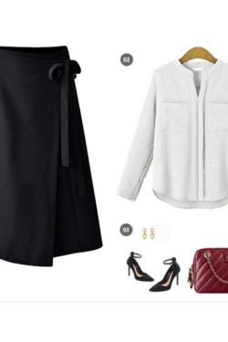 Women's High Waist Midi Strap Dress - Irregular Split A-Line Skirt for Spring Summer 2025