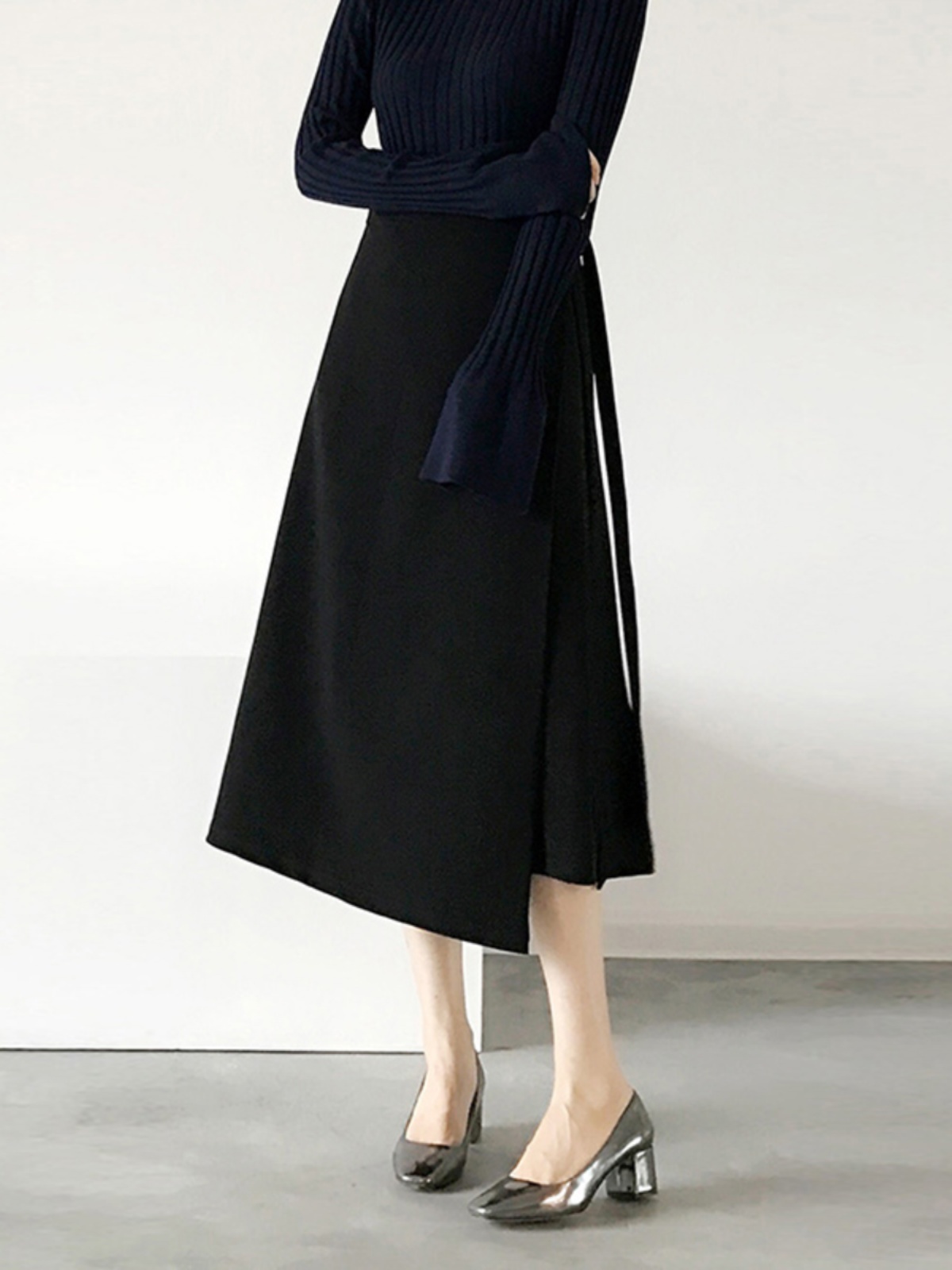 Women's High Waist Midi Strap Dress - Irregular Split A-Line Skirt for Spring Summer 2025 Women's High Waist Midi Strap Dress - Irregular Split A-Line Skirt for Spring Summer 2025