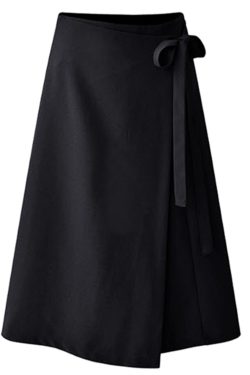 Women's High Waist Midi Strap Dress - Irregular Split A-Line Skirt for Spring Summer 2025