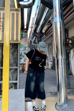 Women's High-Waisted Slim Straight Wide-Leg Seven-Point Jeans - Versatile Spring Fashion for Casual Style