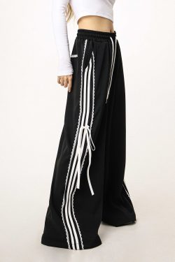 Women's Hip-Hop Casual Wide-Leg Jazz Dance Pants - Loose Fit Street Style for Hot Girl Vibes