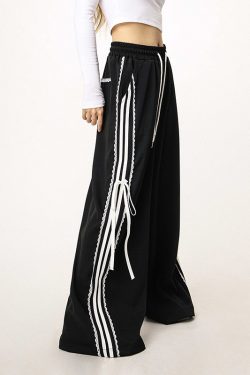 Women's Hip-Hop Casual Wide-Leg Jazz Dance Pants - Loose Fit Street Style for Hot Girl Vibes